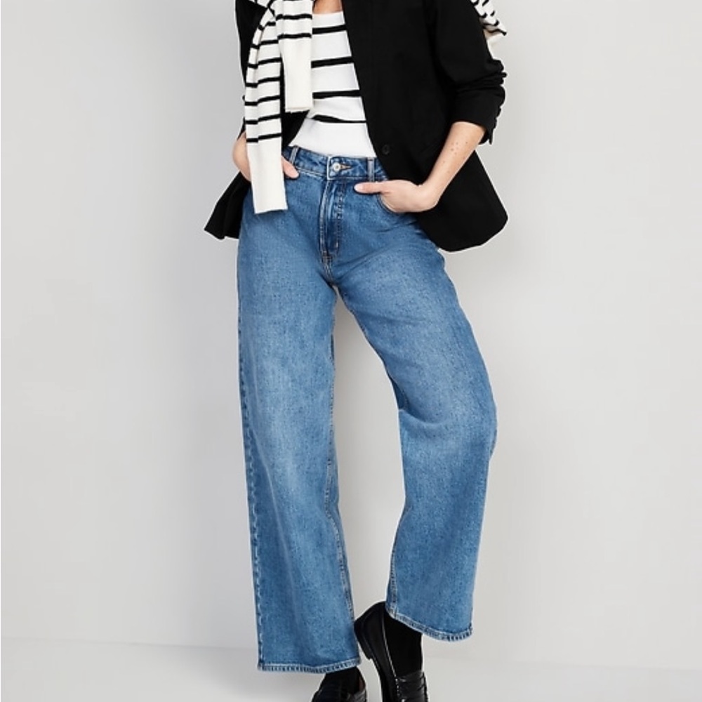 Old Navy Notched-Collar Pixie Black Blazer - image 3